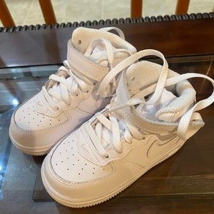 Toddler white high top forces
